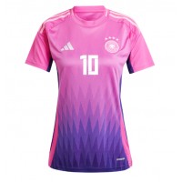 Maglia Calcio Germania Jamal Musiala #10 Seconda Divisa Donna Europei 2024 Manica Corta